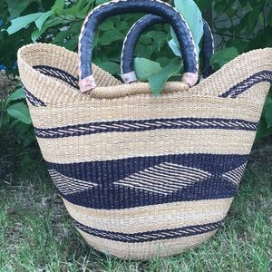 COPY - Handwoven U shopper bag